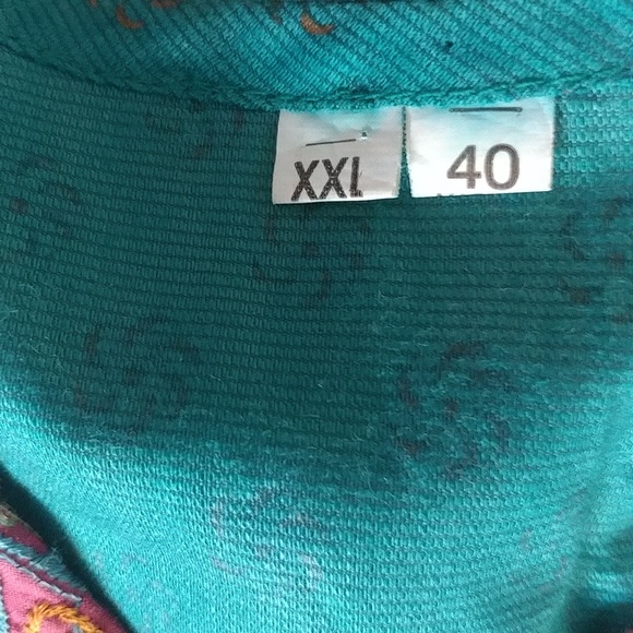 Boho / India / Beautiful Colorful Dress XXL / 40 Excellent Condition - Picture 4 of 4